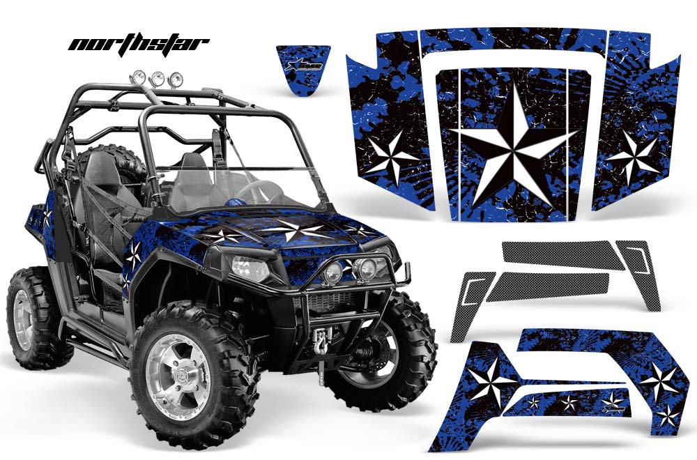 Polaris RZR 800 / 800S Graphic Kit - 2006-2010 Northstar Blue
