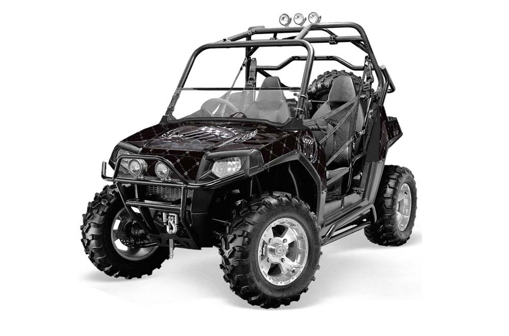 Polaris RZR 800 / 800S Graphic Kit - 2006-2010 Silver Star - Reloaded Chrome