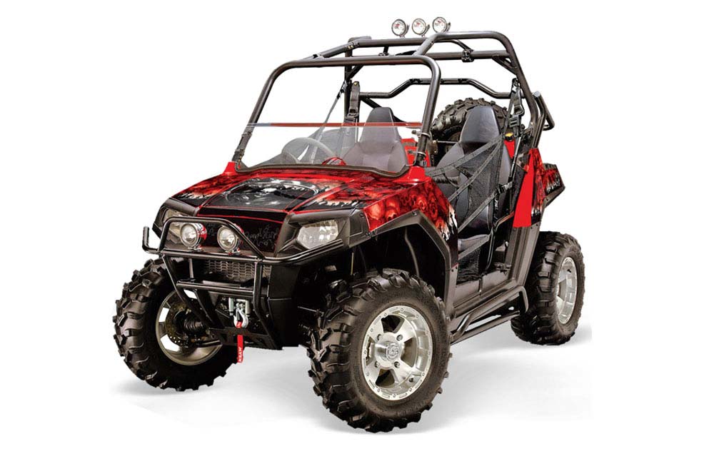 Polaris RZR 800 / 800S Graphic Kit - 2006-2010 Reaper Red