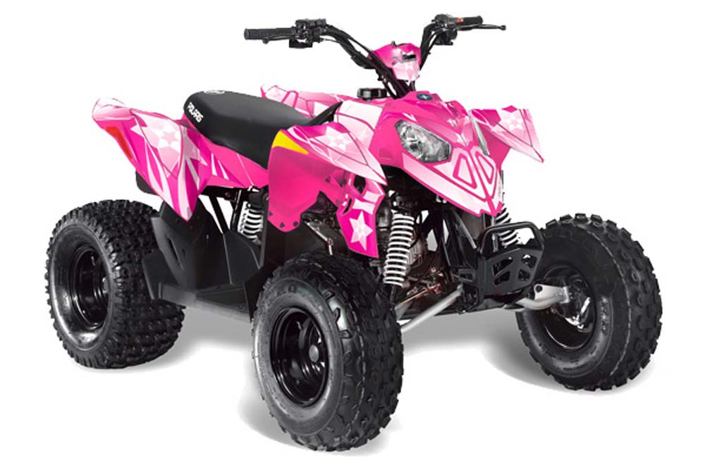 Polaris Outlaw 90 / 110 ATV Graphic Kit - 2002-2020 Starlett Pink