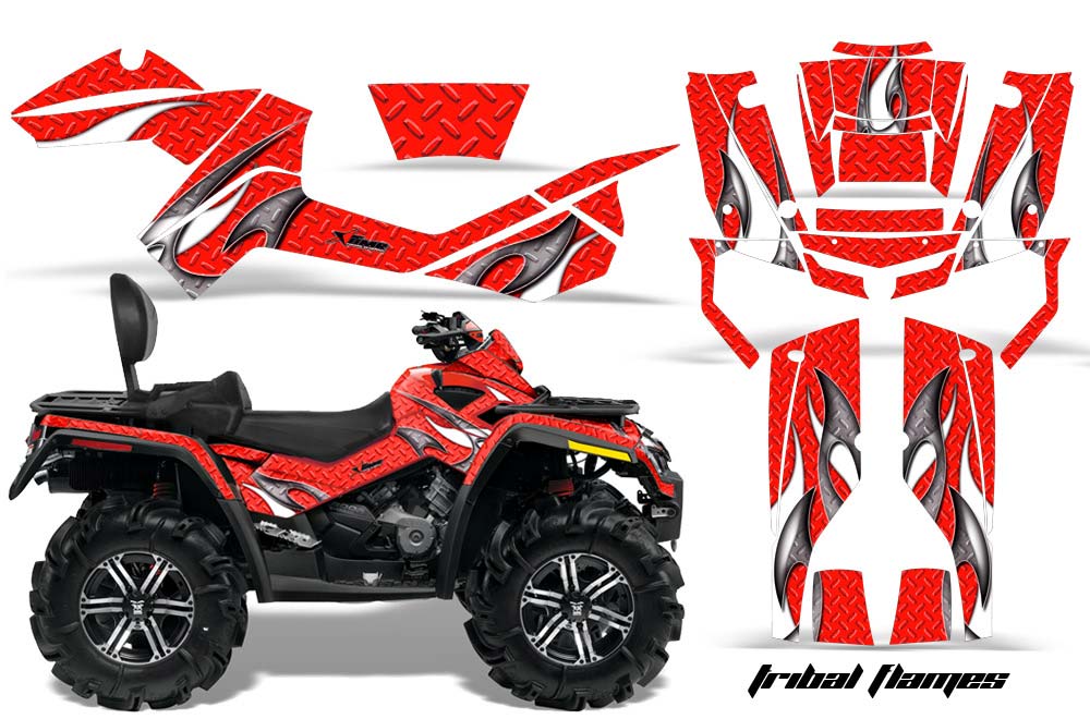 Can Am Outlander MAX 500 / 650 / 800 ATV Custom Graphic Kit - 2006-2012