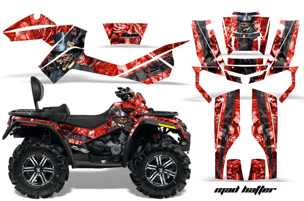 Can Am Outlander MAX 500 / 650 / 800 ATV Custom Graphic Kit - 2006-2012