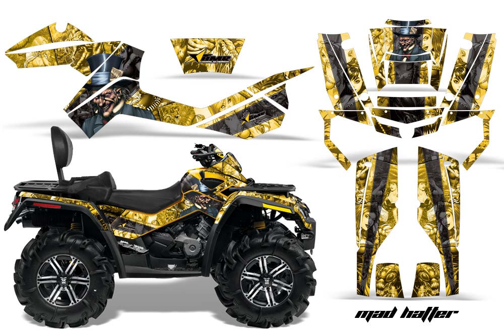 Can Am Outlander MAX 500 / 650 / 800 ATV Custom Graphic Kit - 2006-2012