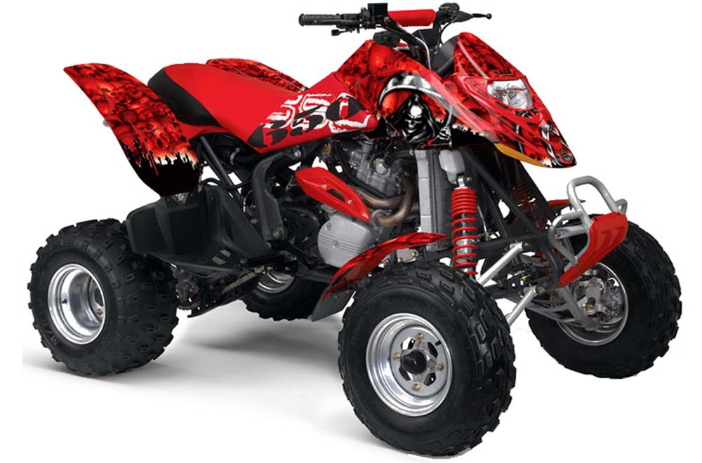 Can Am Bombardier DS650 ATV Graphic Kit - 2006-2016 Reaper Red