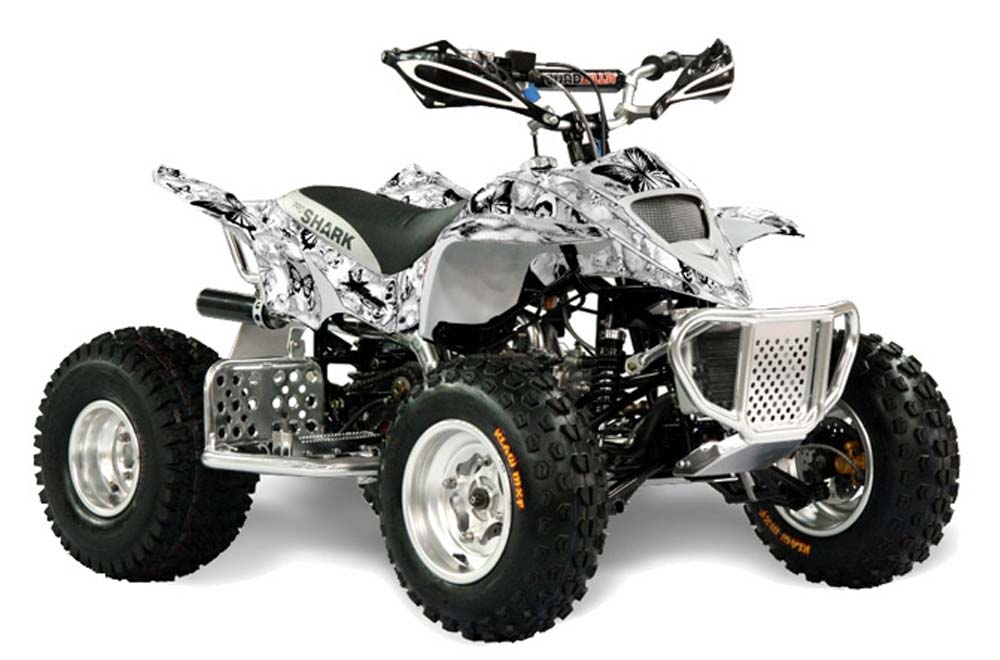 Apex Pro Shark MXR 70 / 90 ATV Graphic Kit - All Years Butterfly Black
