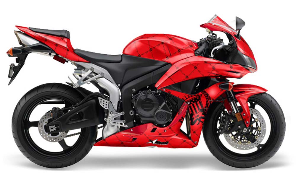 Honda CBR 600 RR Graphic Kit - 2007-2008 Reloaded Red
