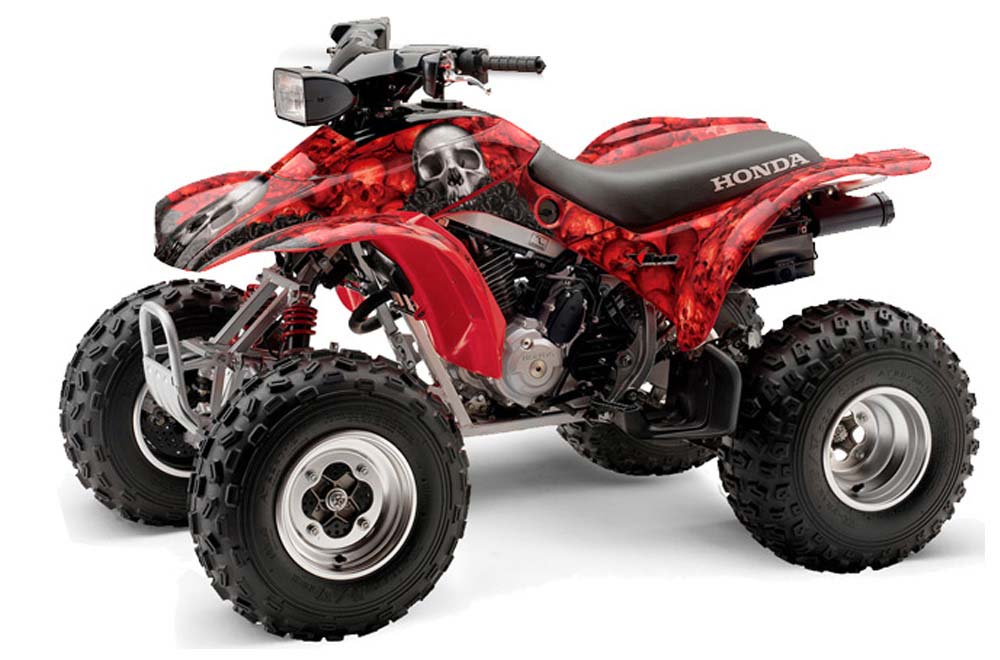 Honda TRX 300EX ATV Graphic Kit - 1993-2006 Bone Collector Red