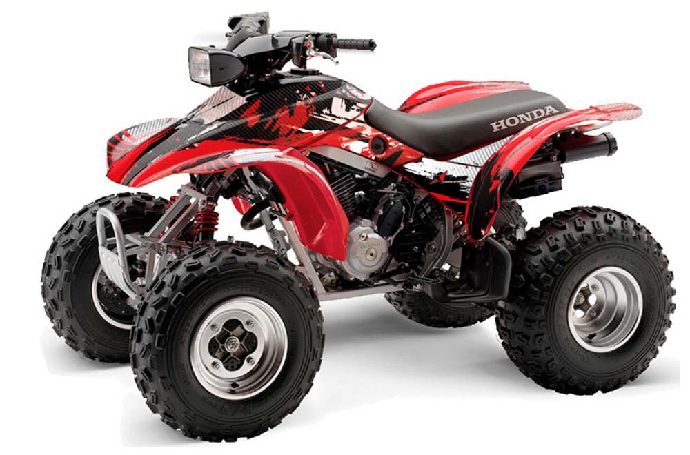 Honda TRX 300EX ATV Graphic Kit - 1993-2006 Carbon X Red