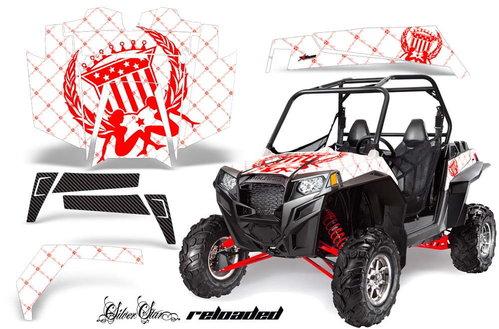 Polaris RZR 900 XP Graphic Kit - 2011-2014 Reloaded Red