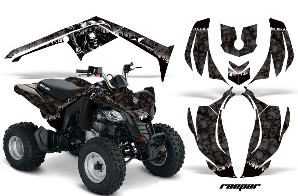 Can Am Bombardier DS250 ATV Graphic Kit - 2006-2021 Reaper Black
