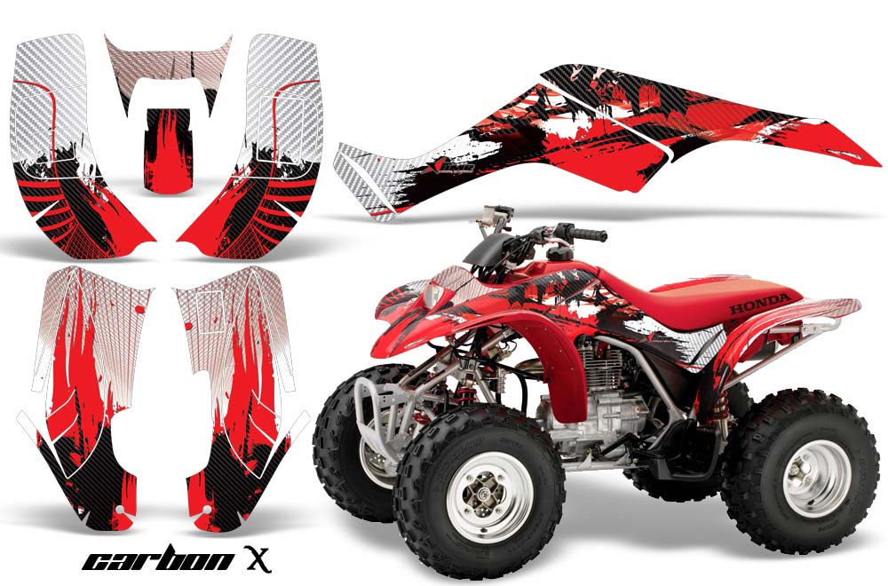 Honda TRX 250EX / 250X ATV Graphic Kit - 2002-2005 Carbon X Red