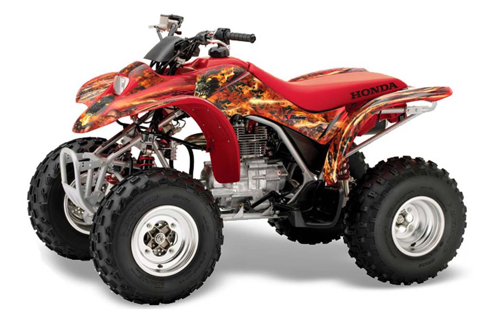 Honda TRX 250EX / 250X ATV Graphic Kit - 2002-2005 Firestorm Red