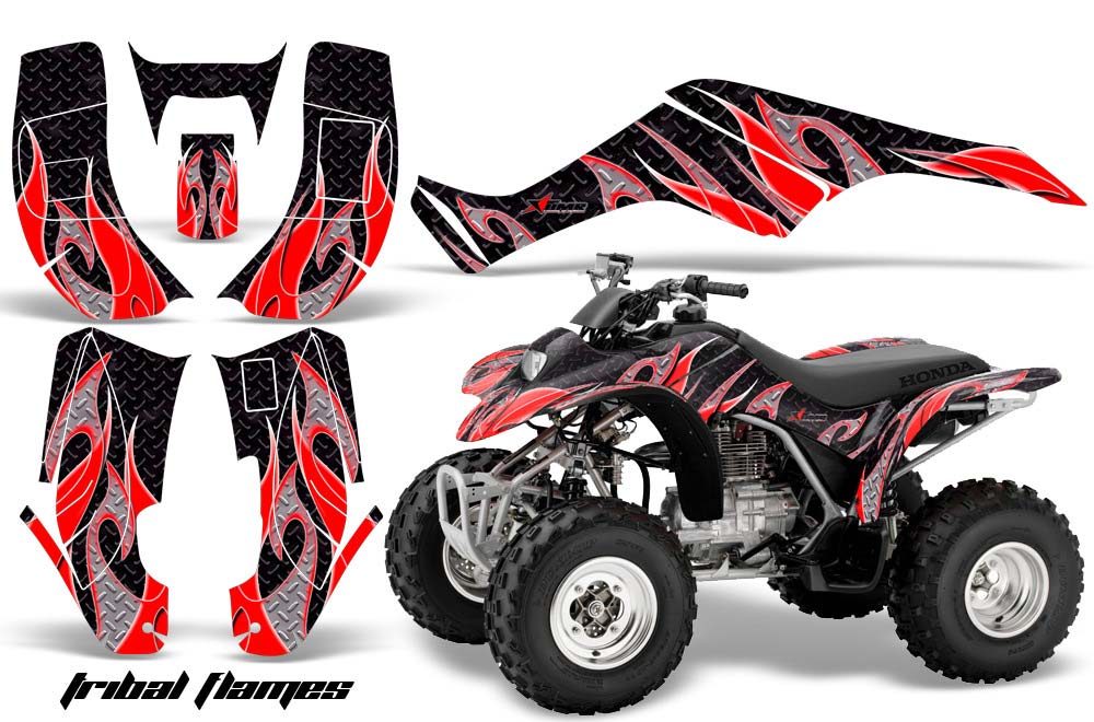 Honda TRX 90 ATV Graphic Kit - 2006-2019 Reaper Red
