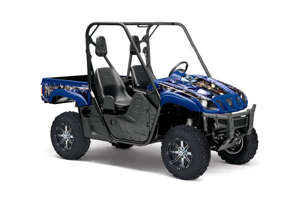 Yamaha Rhino 700 / 660 / 450 Graphic Kit - 2004-2013 Mad Hatter Blue