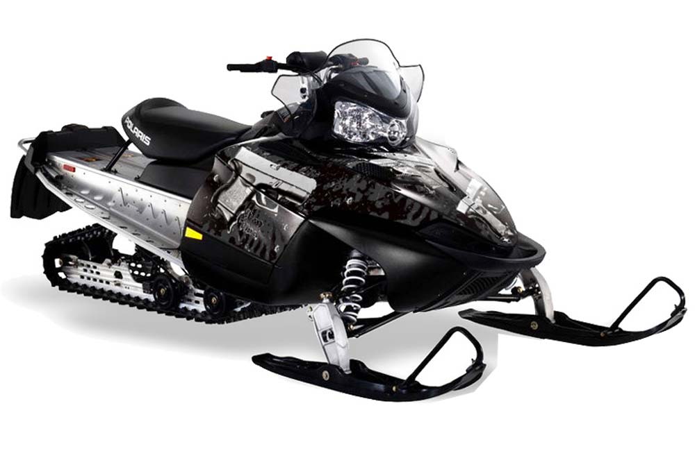 Polaris RMK / Shift / Assault Sled Graphic Kit - 2006-2020 Guns Black