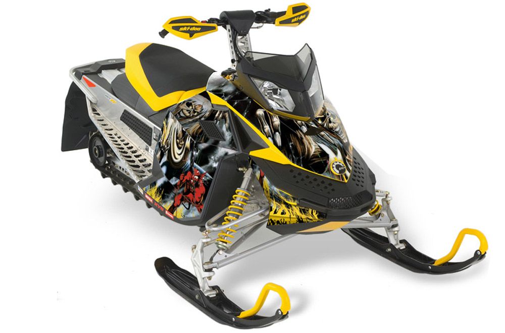 Ski Doo Rev XP Sled Graphic Kit - 2008-2012 Number of the Beast