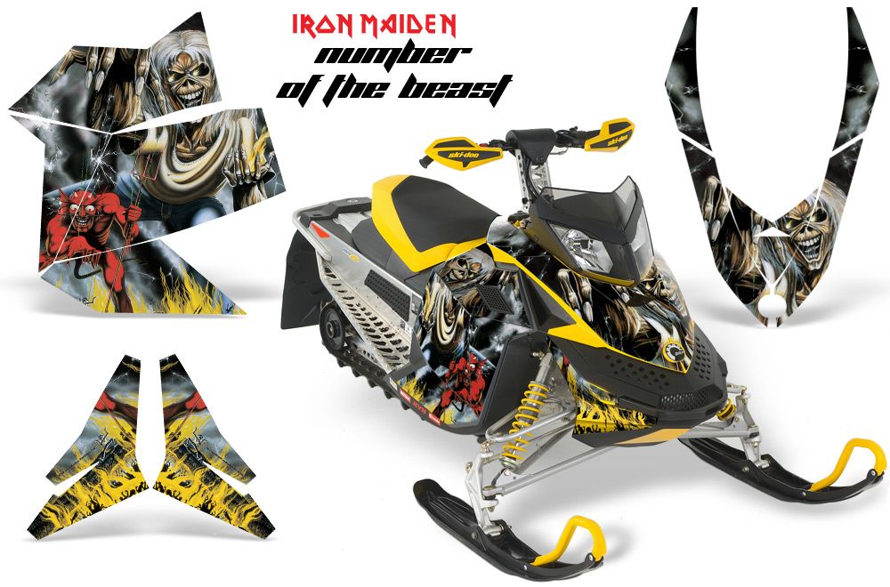 Ski Doo Rev XP Sled Graphic Kit - 2008-2012 Killers