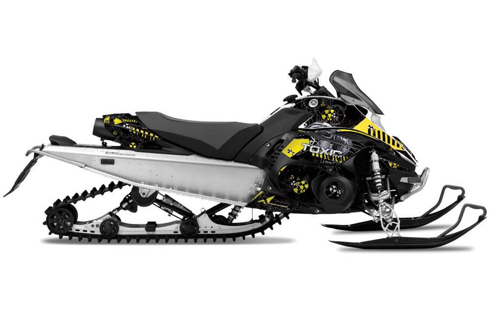 Yamaha FX Nytro Sled Graphic Kit - 2008-2014 Toxicity Yellow