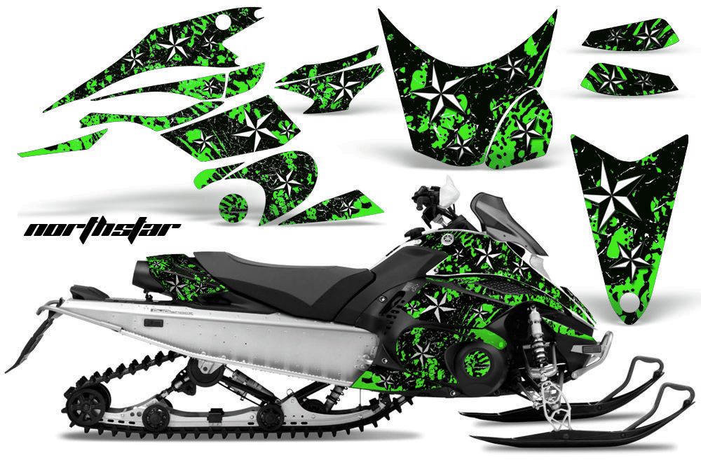 Yamaha FX Nytro Sled Graphic Kit - 2008-2014 North Star Green