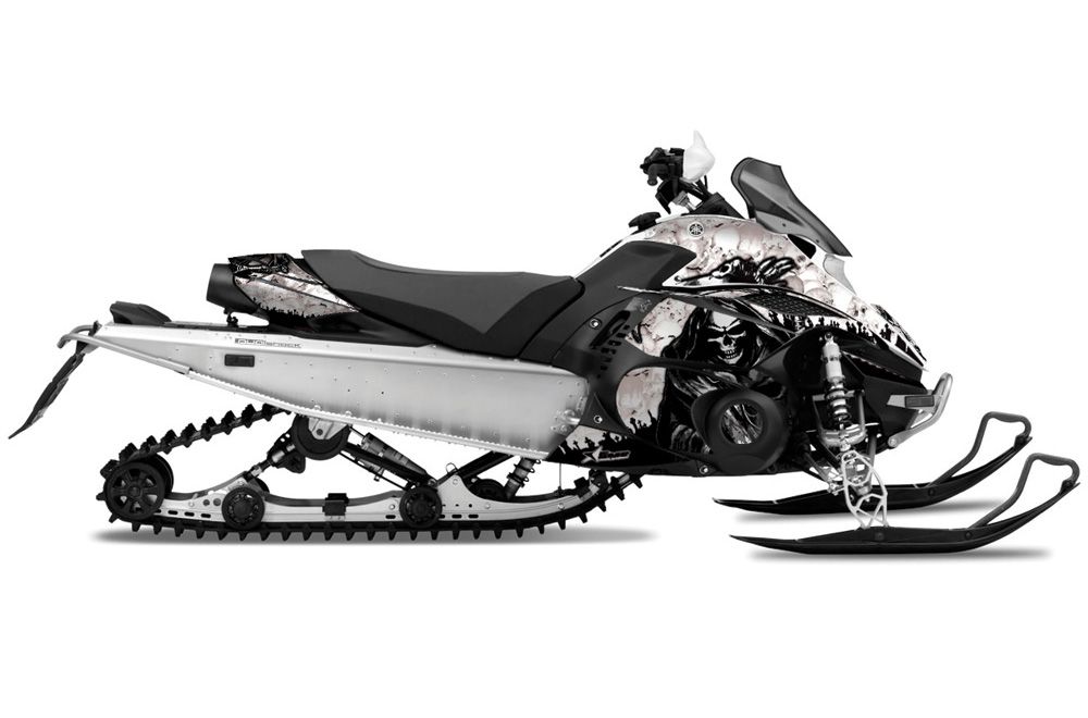 Yamaha FX Nytro Sled Graphic Kit - 2008-2014 Reaper White