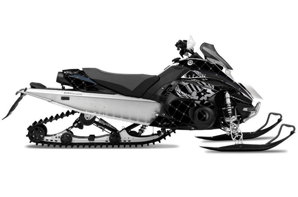 Yamaha FX Nytro Sled Graphic Kit - 2008-2014 Silver Star - Reloaded Silver