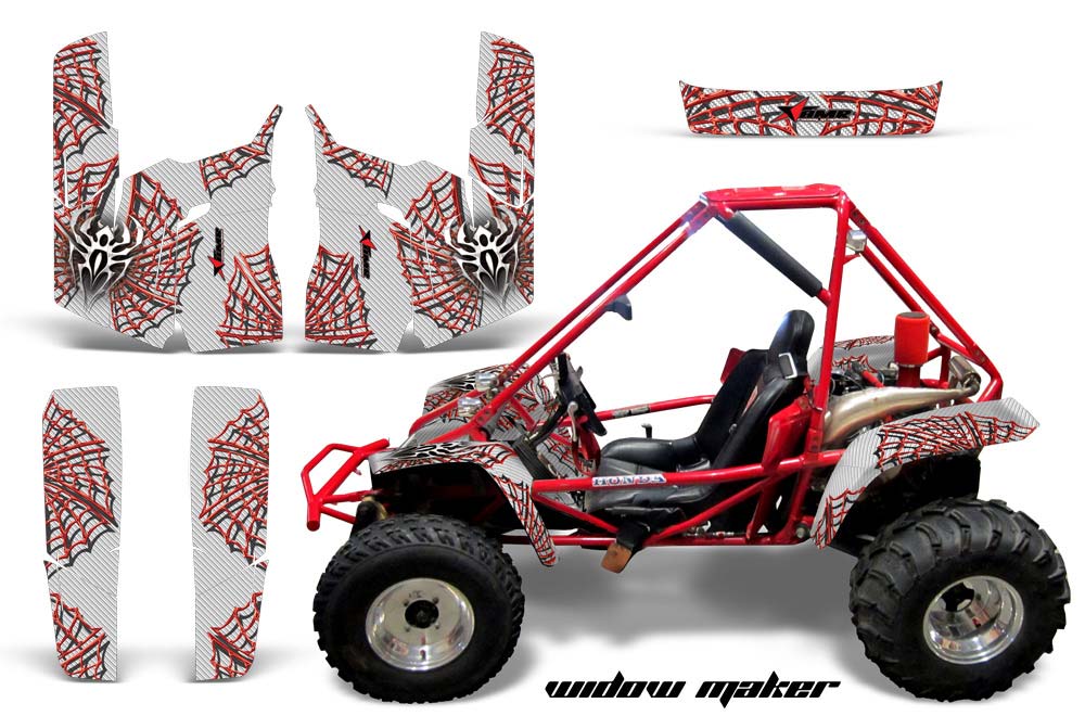 Honda Odyssey FL350 Graphic Kit - 1985 Widow Maker Red