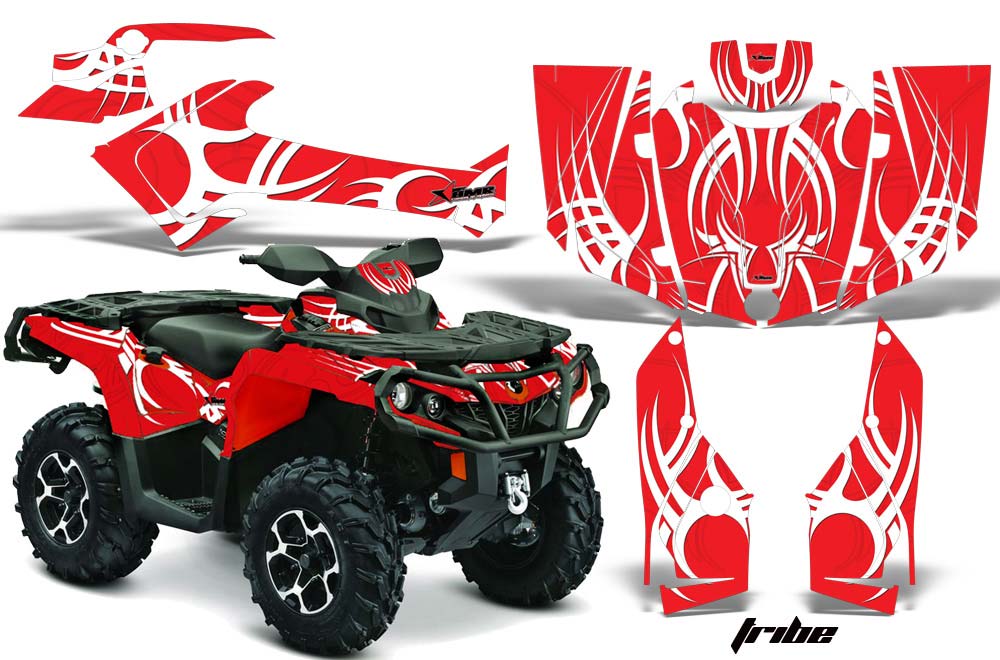 Can Am Outlander 500 / 650 / 800 / 800R / 1000 XT-P ATV Custom Graphic Kit - 2013-2016