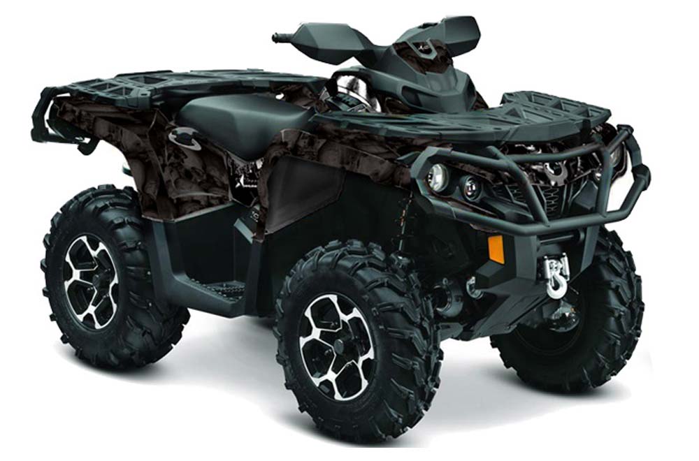 Can Am Outlander XMR / MAX / XT ATV Graphic Kit - 2006-2011 Reaper Black
