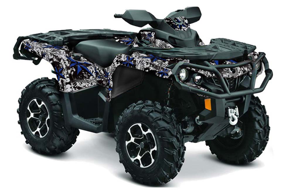 Can Am Outlander XMR / MAX / XT ATV Graphic Kit - 2006-2011 Northstar Blue