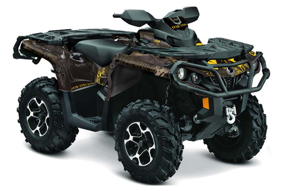 Can Am Outlander XMR / MAX / XT ATV Graphic Kit - 2006-2011 Meltdown Yellow