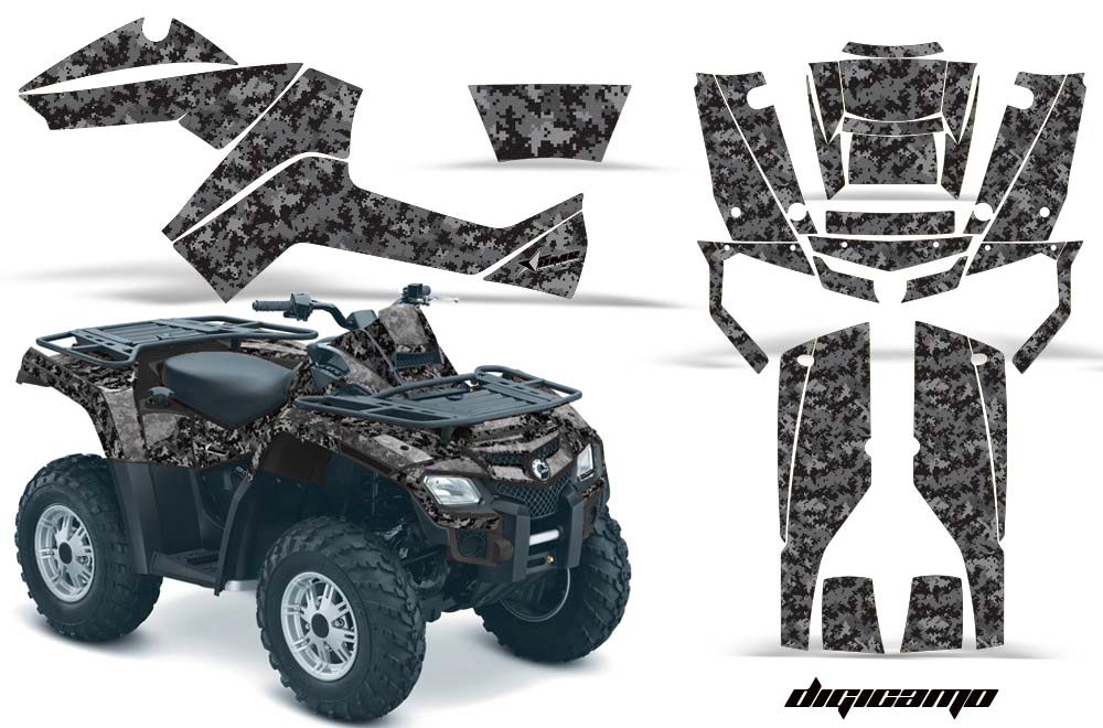 Can Am Outlander EFI 500 / 650 ATV Graphic Kit - 2012-2015 Digi Camo Black