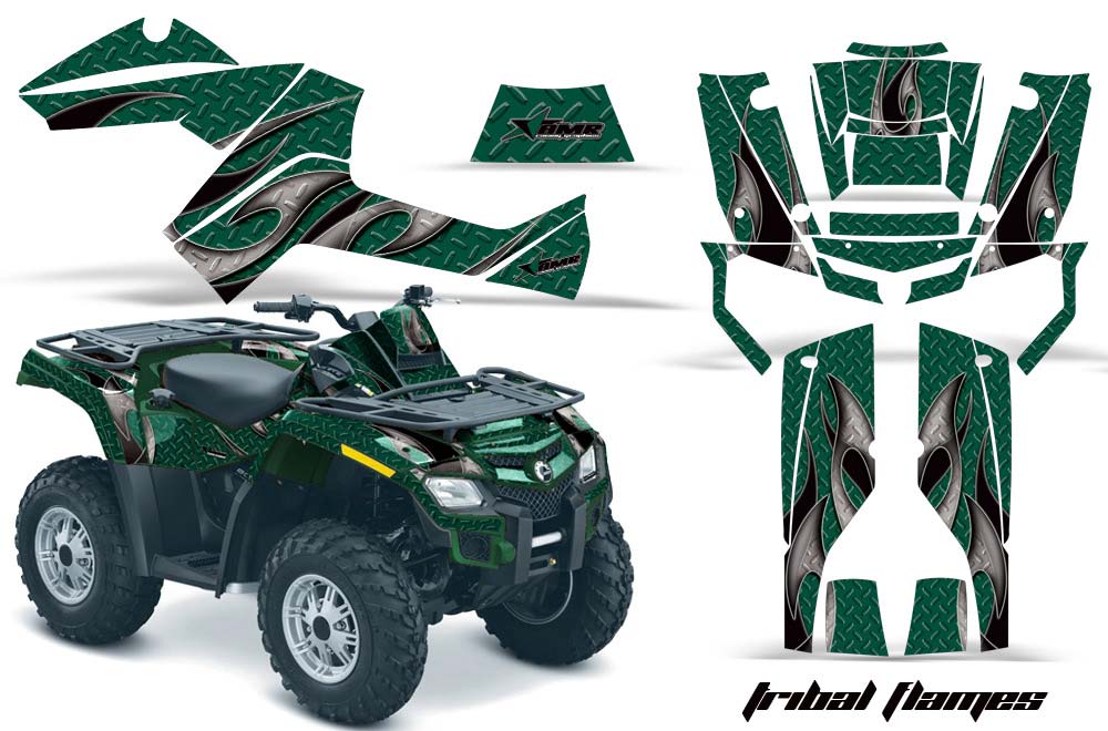 Can Am Outlander EFI 500 / 650 ATV Custom Graphic Kit - 2012-2015