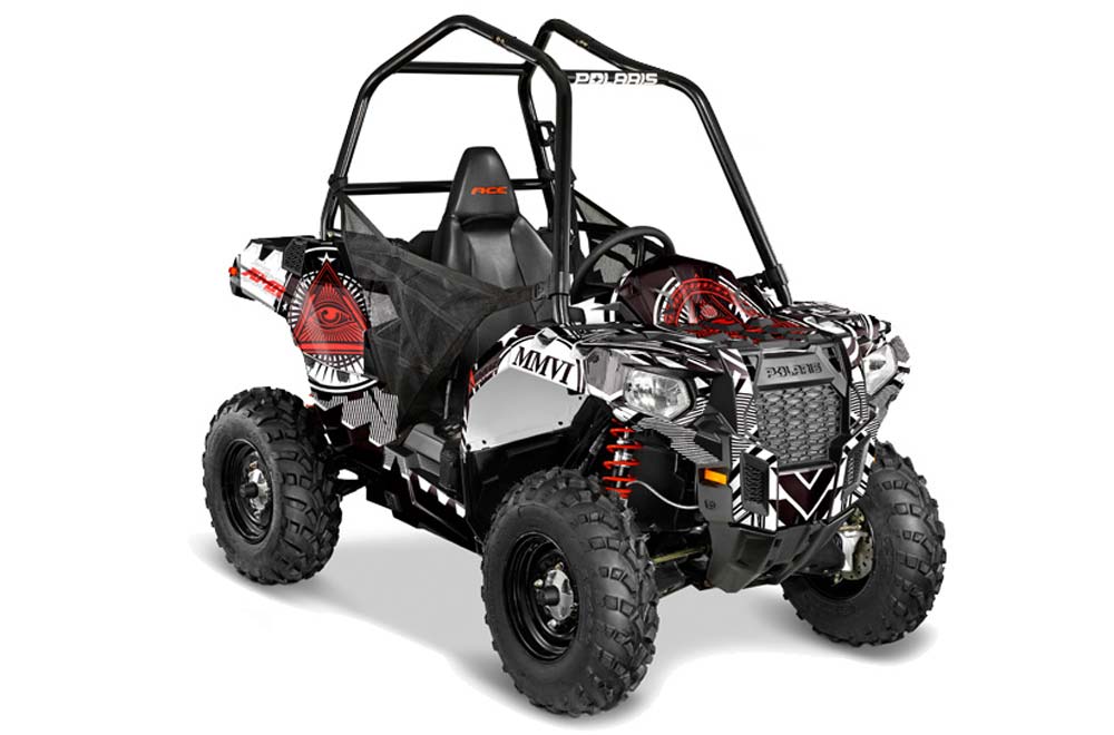Polaris Sportsman ACE 325 / 570 ATV Graphic Kit - 2014-2016 Conspiracy Red