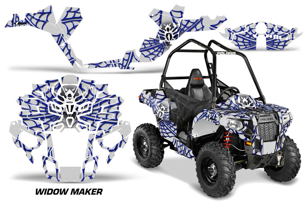 Polaris Sportsman ACE 325 / 570 ATV Graphic Kit - 2014-2016 Widow Maker Blue