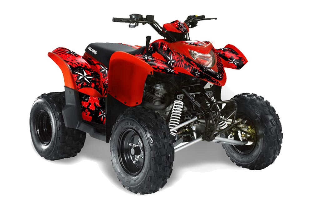 Polaris Phoenix 200 ATV Graphic Kit - 2005-2016 Northstar Red