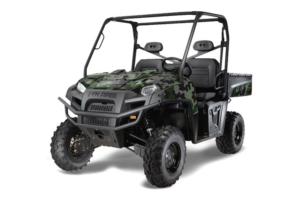 Polaris Ranger XP 500 / 700 4x4 EFI Graphic Kit - 2009 Camoplate Green