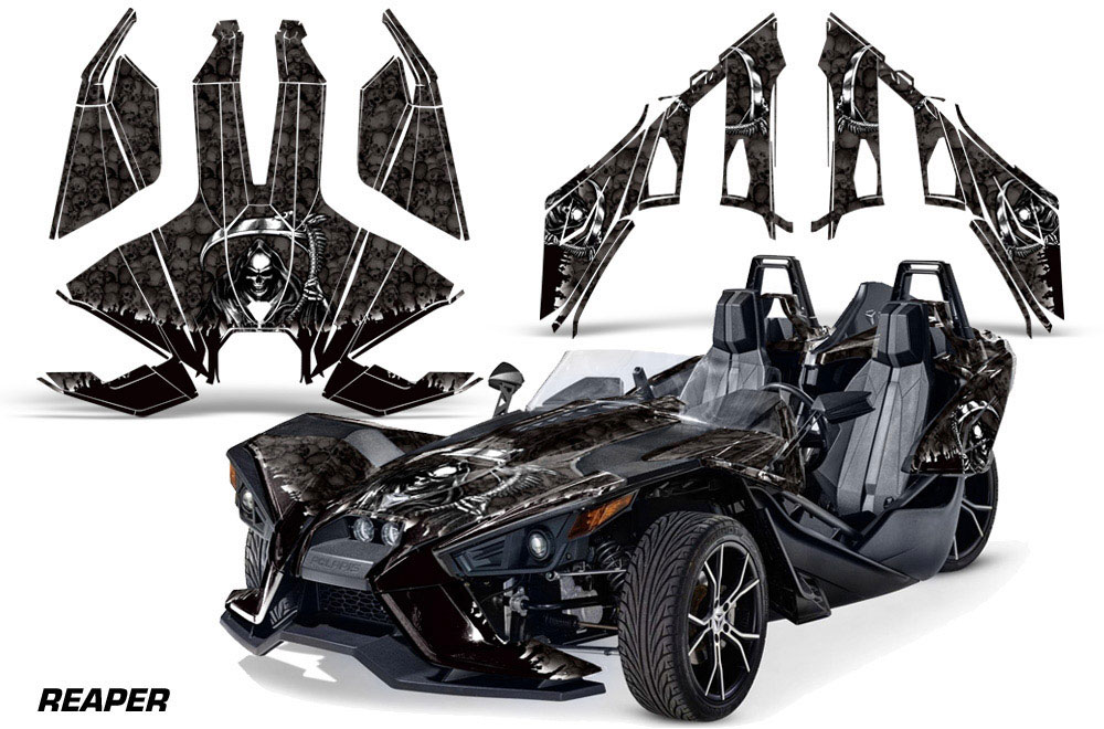 Polaris Slingshot SL Graphic Kit - All Years Up To 2020 Reaper Black