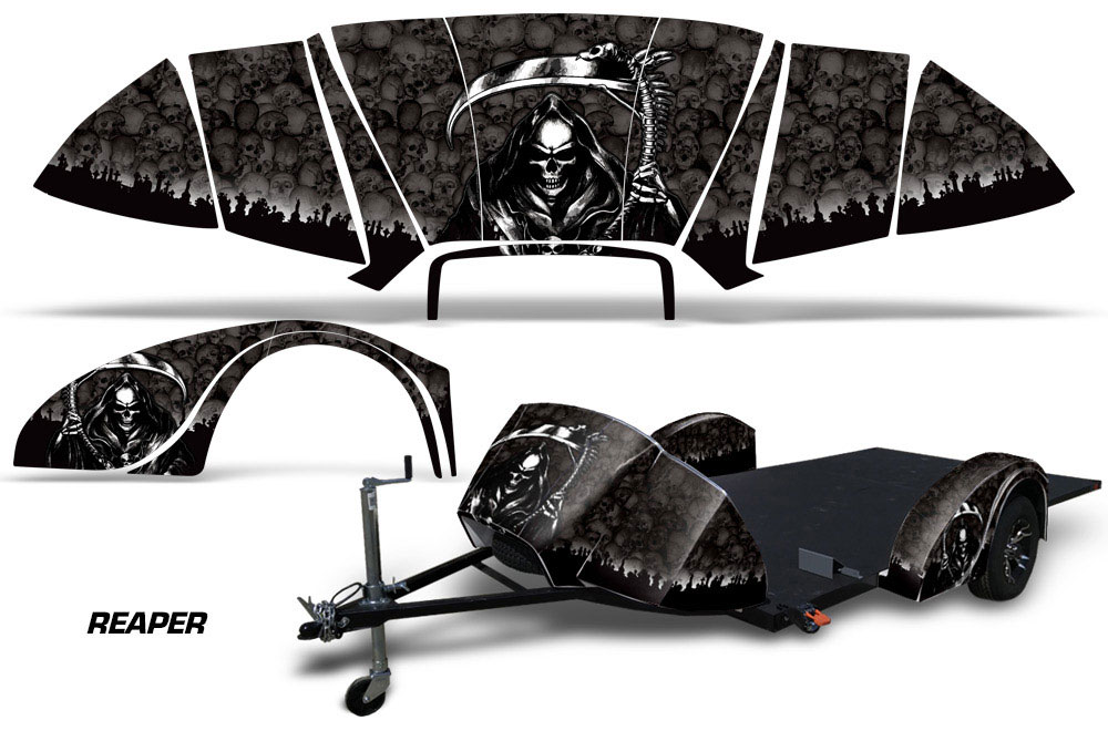 Ultimate Slingshot Trailer Graphic Kit - All Years Reaper Black