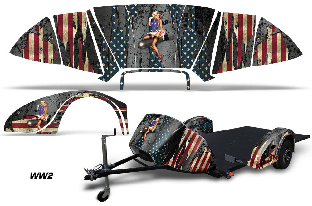 Ultimate Slingshot Trailer Graphic Kit - All Years WW2