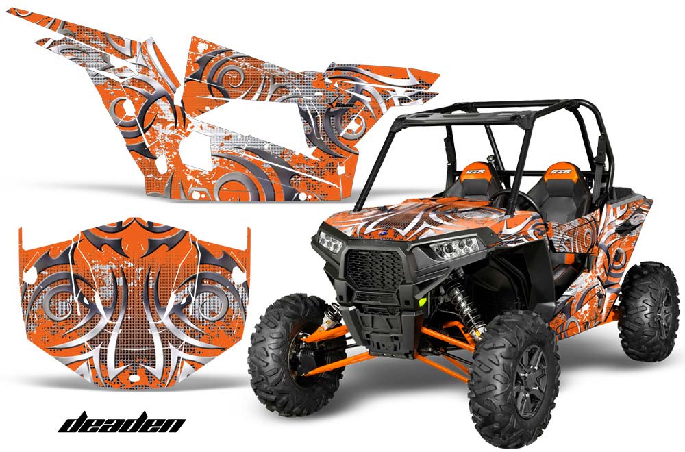 Polaris RZR 1000 XP 2 Door Graphic Kit - 2013-2016 Deaden Orange