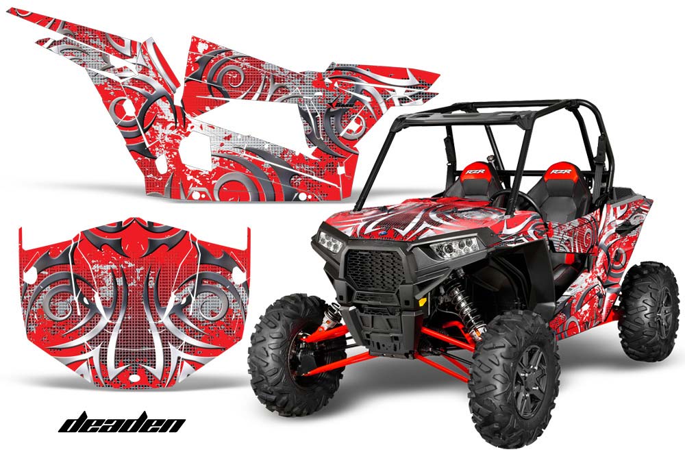 Polaris RZR 1000 XP 2 Door Graphic Kit - 2013-2016 Deaden Red