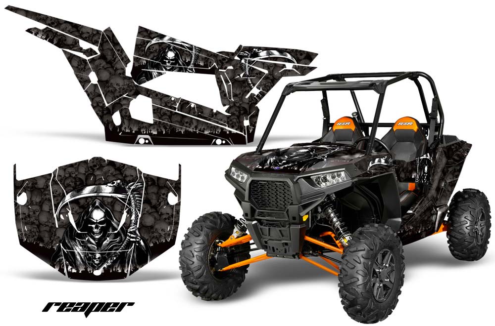 Polaris RZR 1000 XP 2 Door Graphic Kit - 2013-2016 Reaper Black
