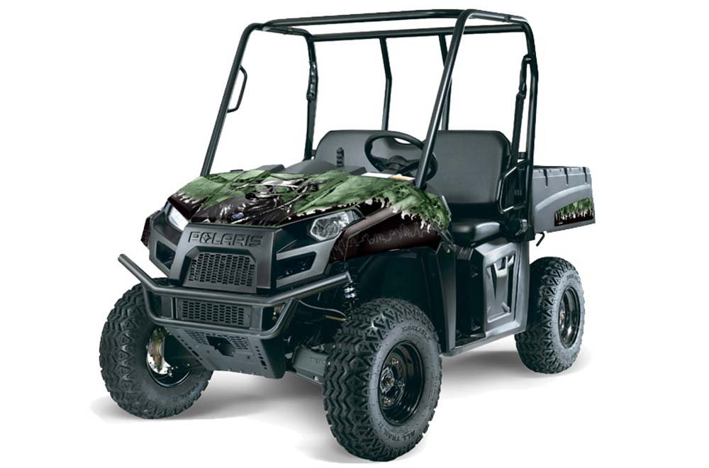 Polaris Ranger EV Electric Graphic Kit - 2009-2015 Reaper Green
