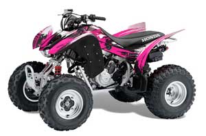 Honda TRX 300EX ATV Graphic Kit - 2007-2013 Carbon X Pink