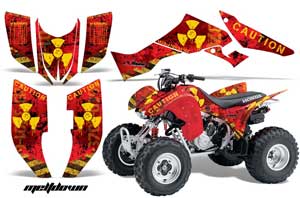 Honda TRX 300EX ATV Graphic Kit - 2007-2013 Meltdown Red