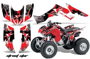 Honda TRX 300EX ATV Graphic Kit - 2007-2013 Street Star Red
