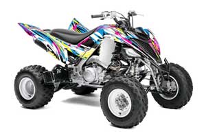 Yamaha Raptor 700 ATV Graphic Kit - 2006-2012 Flashback