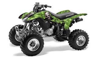 Honda TRX 400EX ATV Graphic Kit - 1999-2007 Bone Collector Green