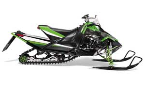 Arctic Cat Sno Pro Race 500 / 600 Sled Graphic Kit - 2008-2011 Reaper Black