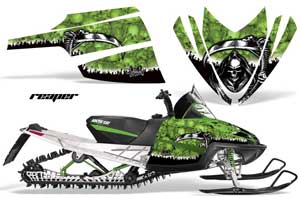 Arctic Cat M Series / Crossfire Sled Graphic Kit - All Years Reaper Green
